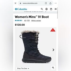 Women’s Columbia snow boots